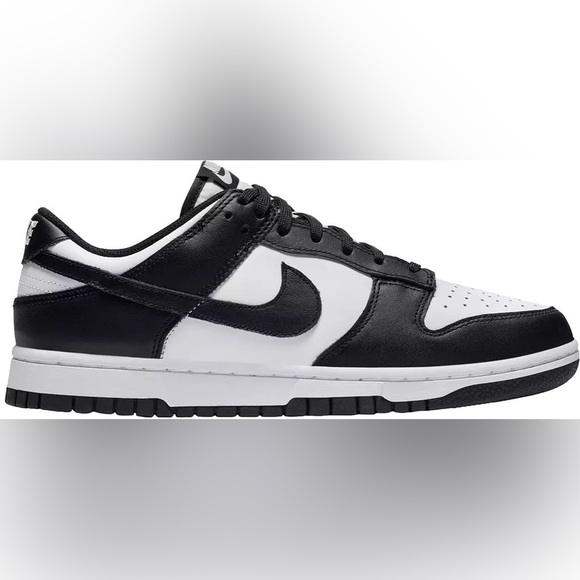 New NIKE Dunk low sneakers shoes women’s panda black white NIB - Picture 6 of 7